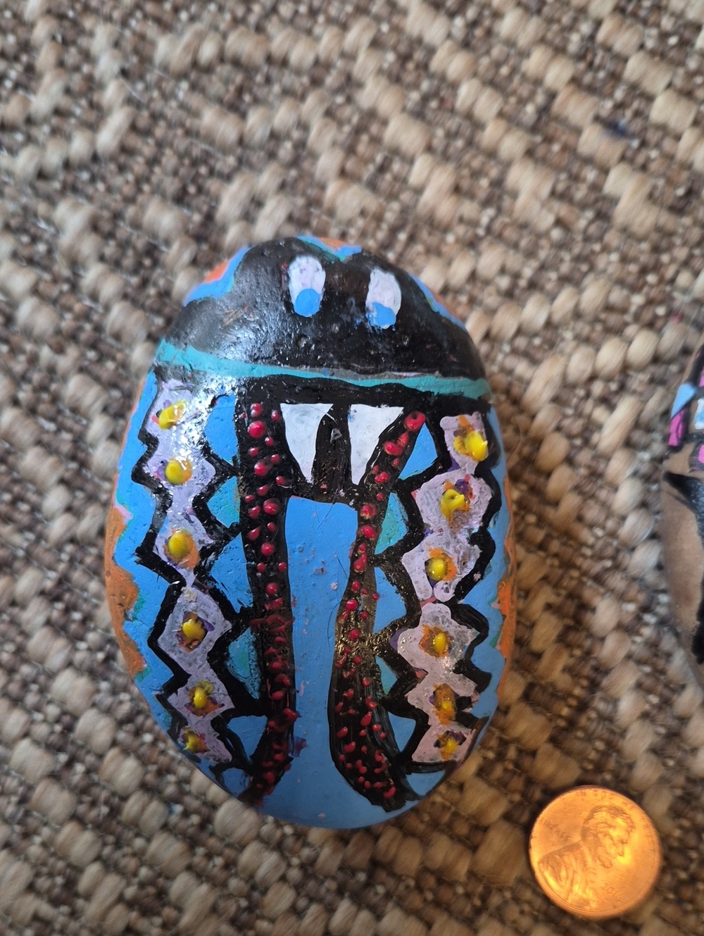 Painted Rocks, Snakes And Bug - Picture 2 of 4